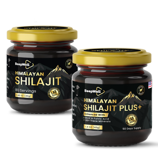 BeepWell Shilajit Resin & Resin Plus Bundle-0