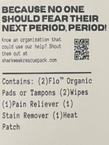 Shark Week Rescue Pack - Period Emergency Kit