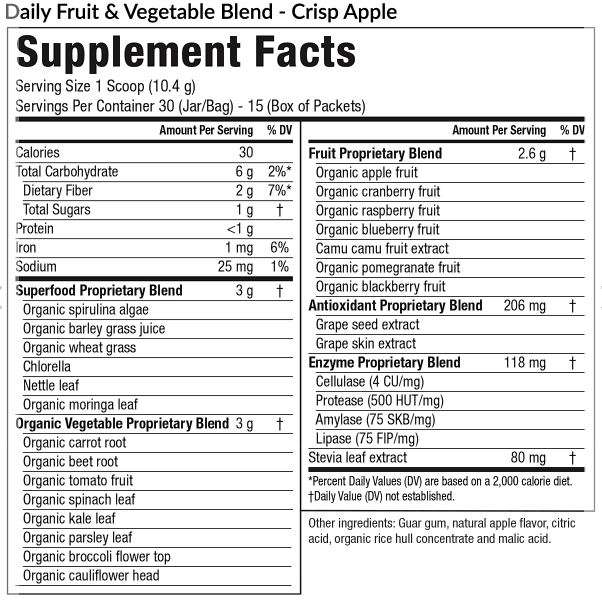 Daily Fruit and Vegetable Blend
