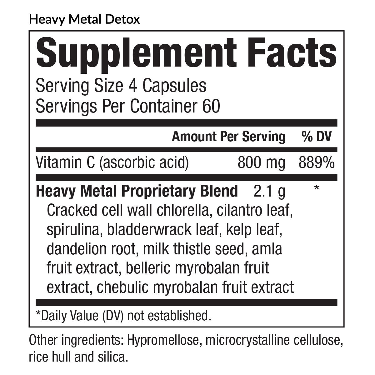 Heavy Metal Detox
